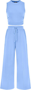 BTFBM Women's Summer Loungewear Set Perfect for Beach Vacations