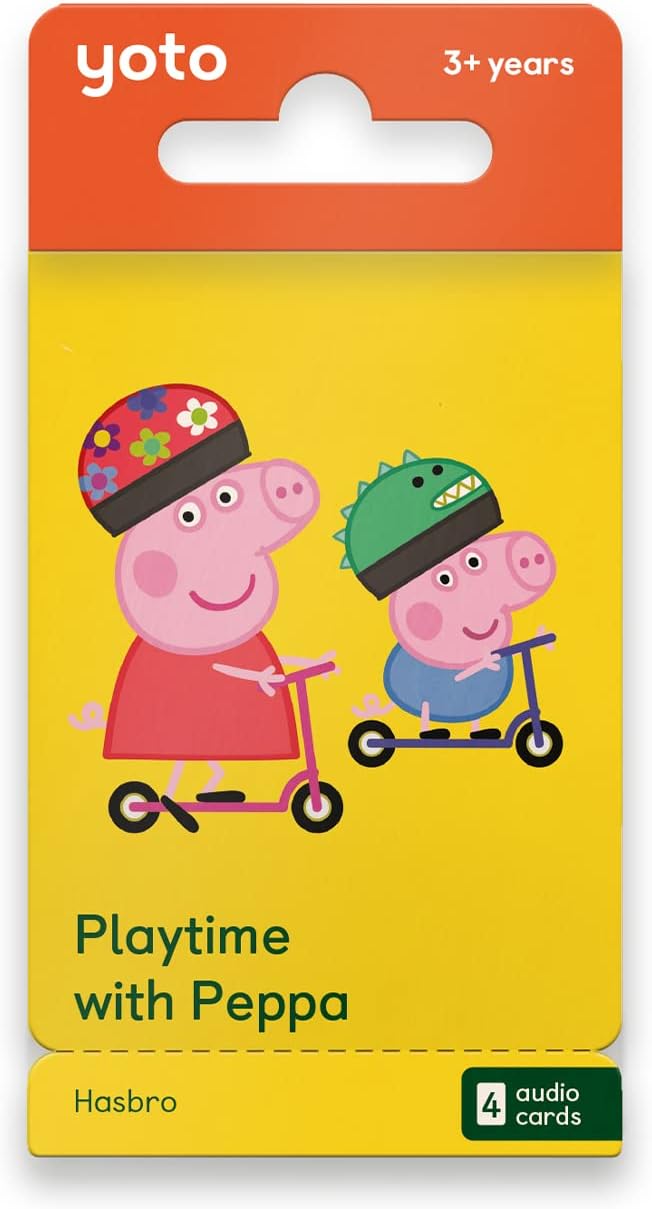 YOTO Playtime with Peppa 4 Kids Audio Cards for Fun Listening