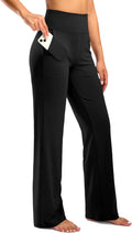G Gradual Women's Yoga Pants Wide Leg High Waist - Comfy Pockets