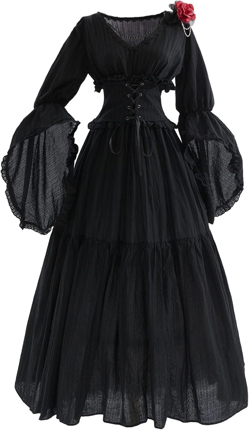 Victorian Dress Renaissance Costume for Women Gothic Style