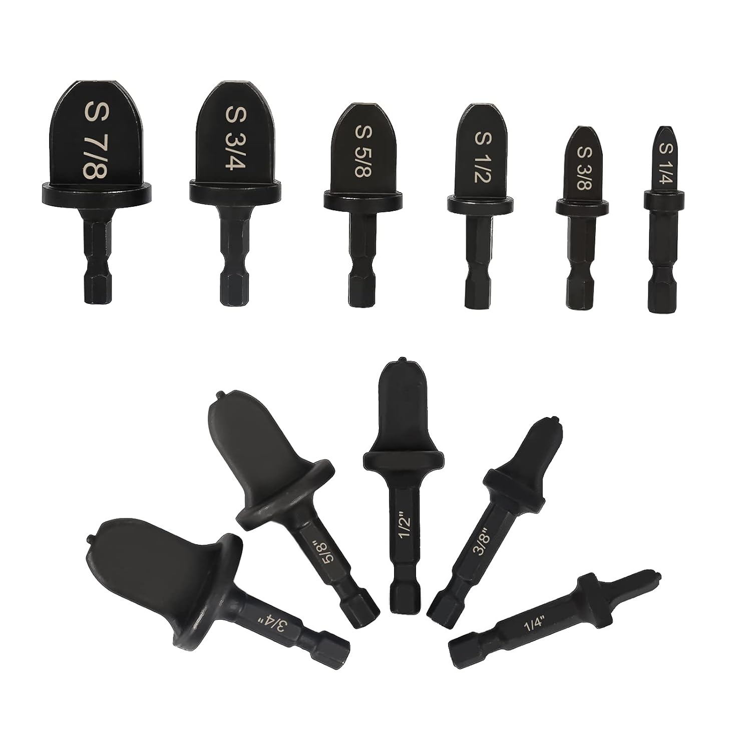 11pcs Copper Tube Expander Set - HVAC Round Handle Swaging Tool Kit