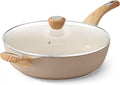 Ceramic Nonstick Frying Pan Skillet 12 in - Healthy, Deep Saute Pan