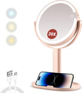MIYADIVA Makeup Mirror with Lights 20X Magnifying Mirror - Bright