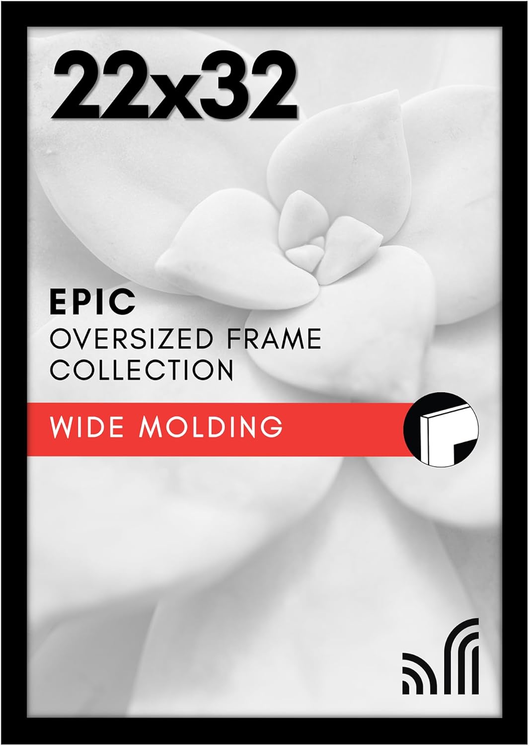22x32 Black Picture Frame for Vertical or Horizontal Display