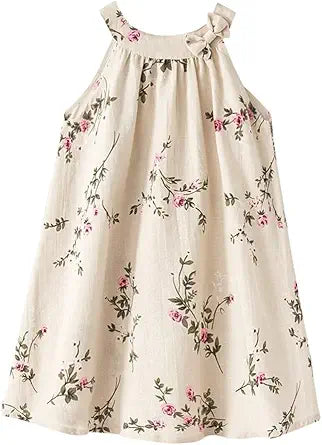 HILEELANG Little Girls Cotton Dress for Summer Fun and Style