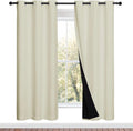 NICETOWN Noise-Reducing Blackout Drapes for Living Room Comfort