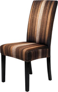 Gibelle Dining Room Chair Covers Set of 8 - Stretch Parsons Slipcovers