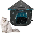 Fhiny Waterproof Outdoor Cat House - Winter Warmth!