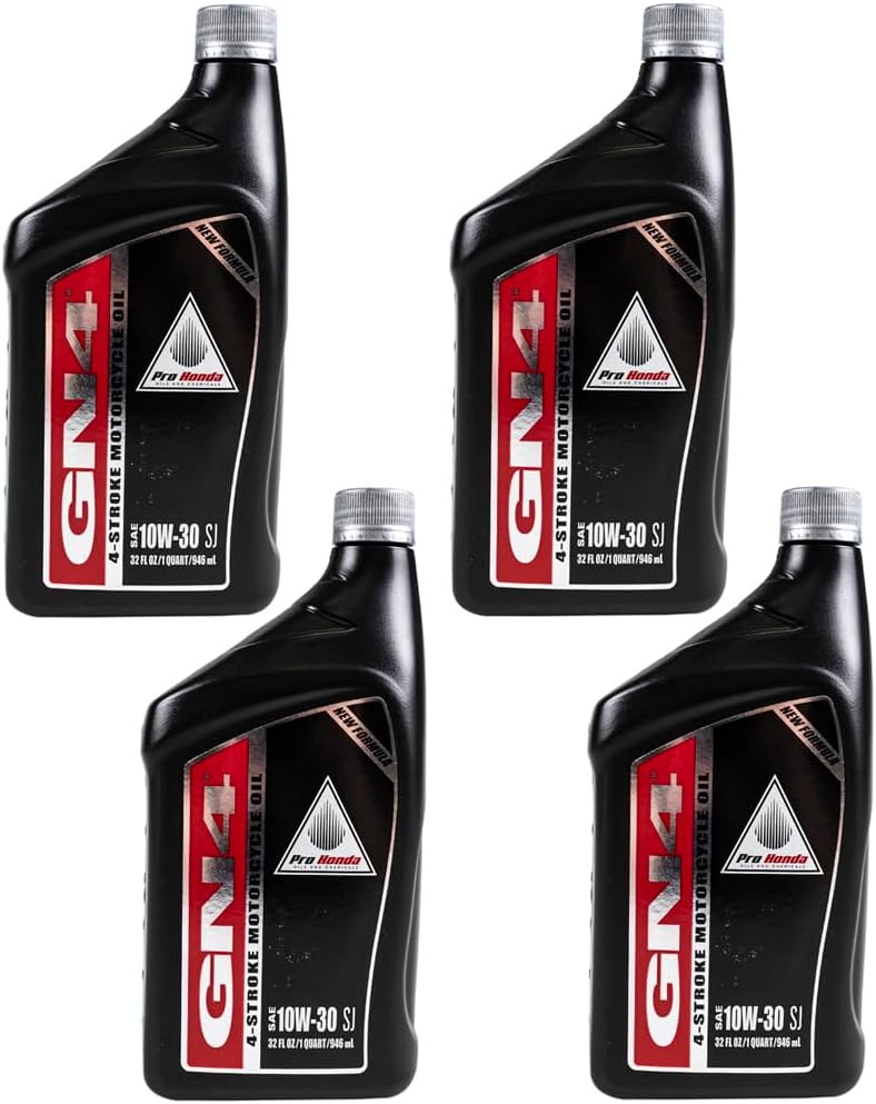 Honda GN4 Motor Oil 10W30 - 4 Quarts for Optimal Performance