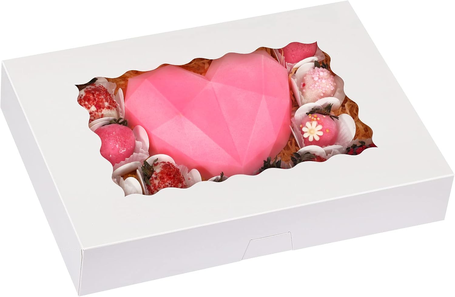 Moretoes 40pcs Cookie Boxes for Cakes, Donuts, and Pastries