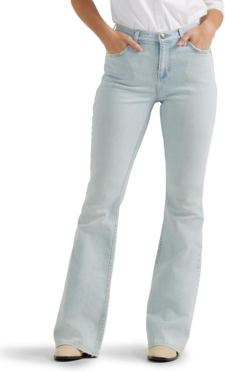 Lee Womens Legendary Mid Rise Flare Jean for Stylish Comfort