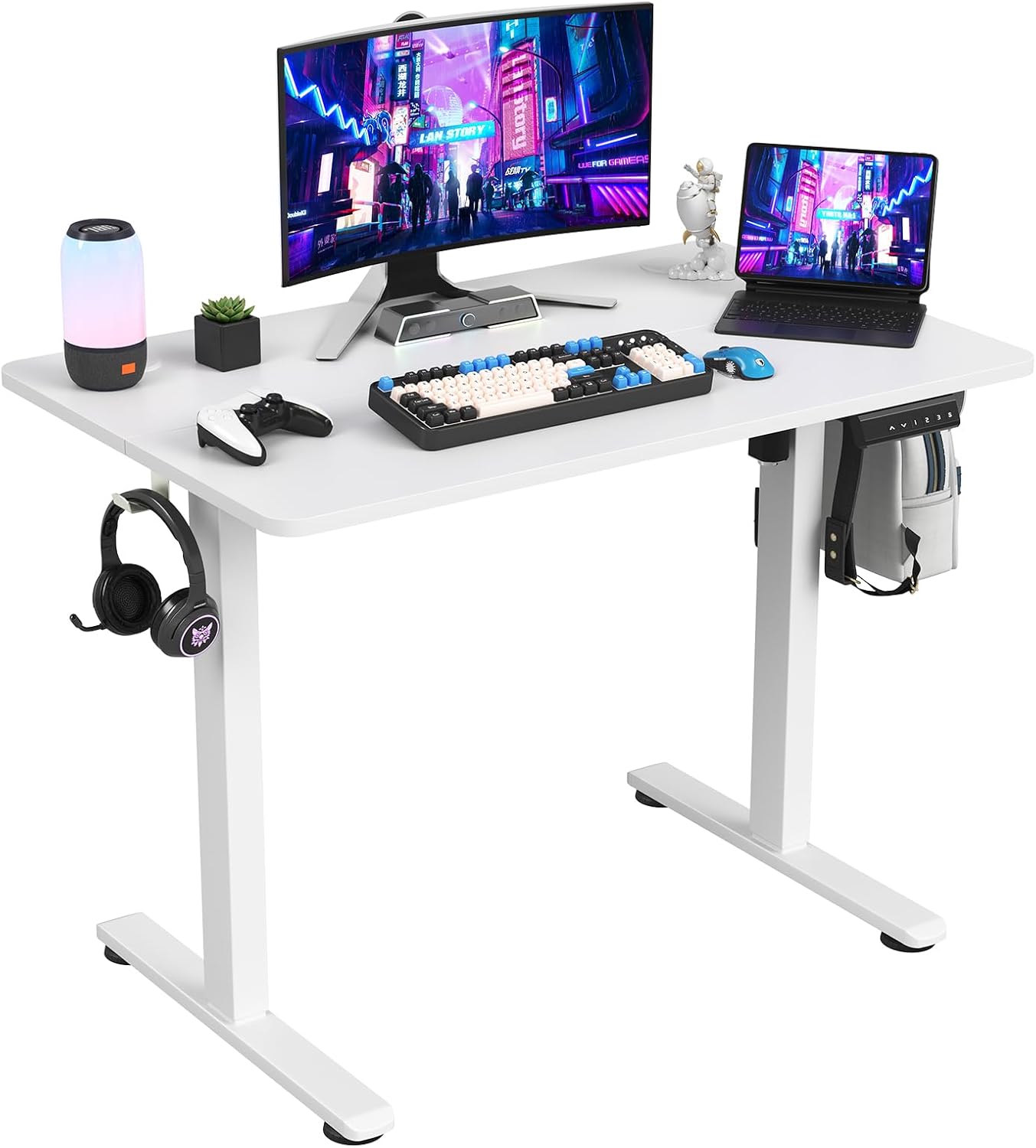 STARY Electric Standing Desk Adjustable Height for Home Office