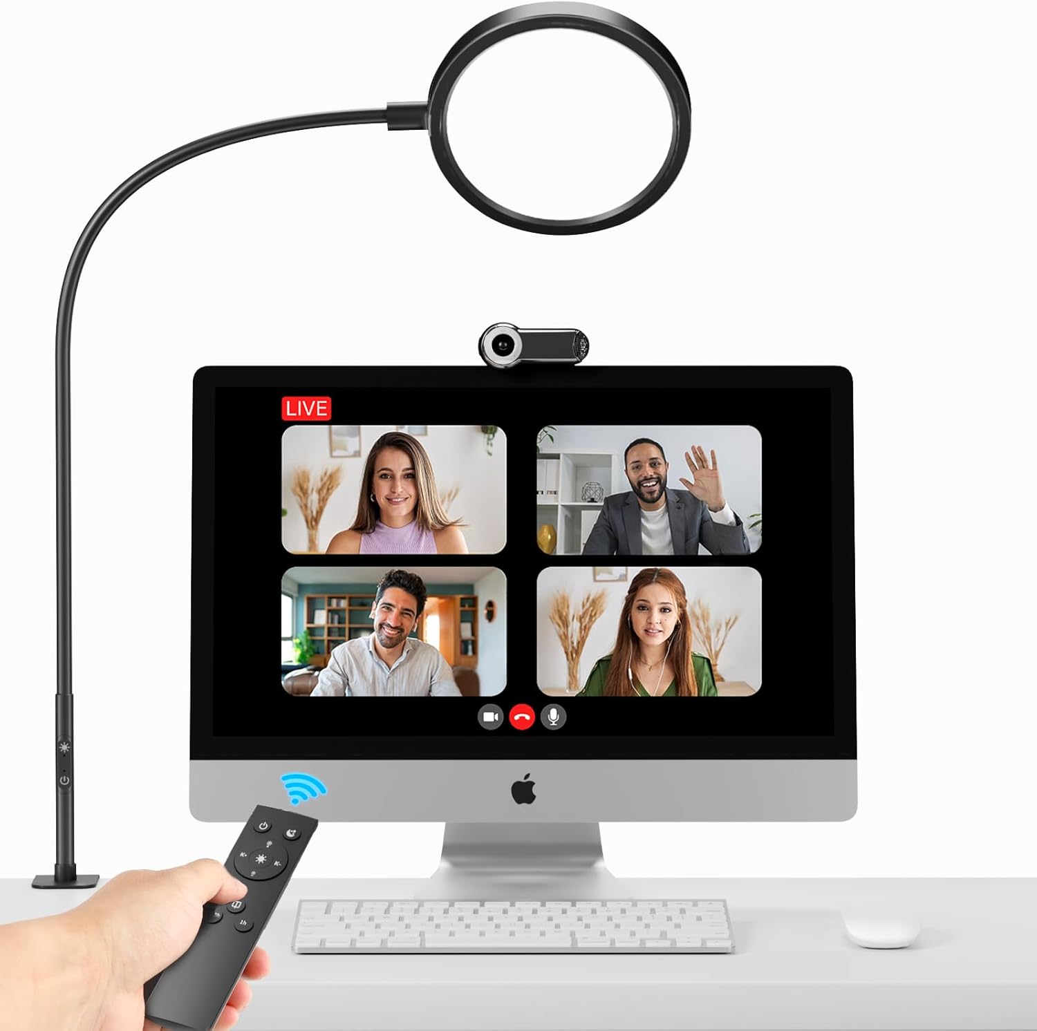 Dimmable LED Desk Lamp | Eye-Caring | Adjustable Brightness & Color Temp