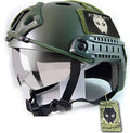 PJ Type Tactical Fast Helmet with Visor Goggles - Lightweight Fit