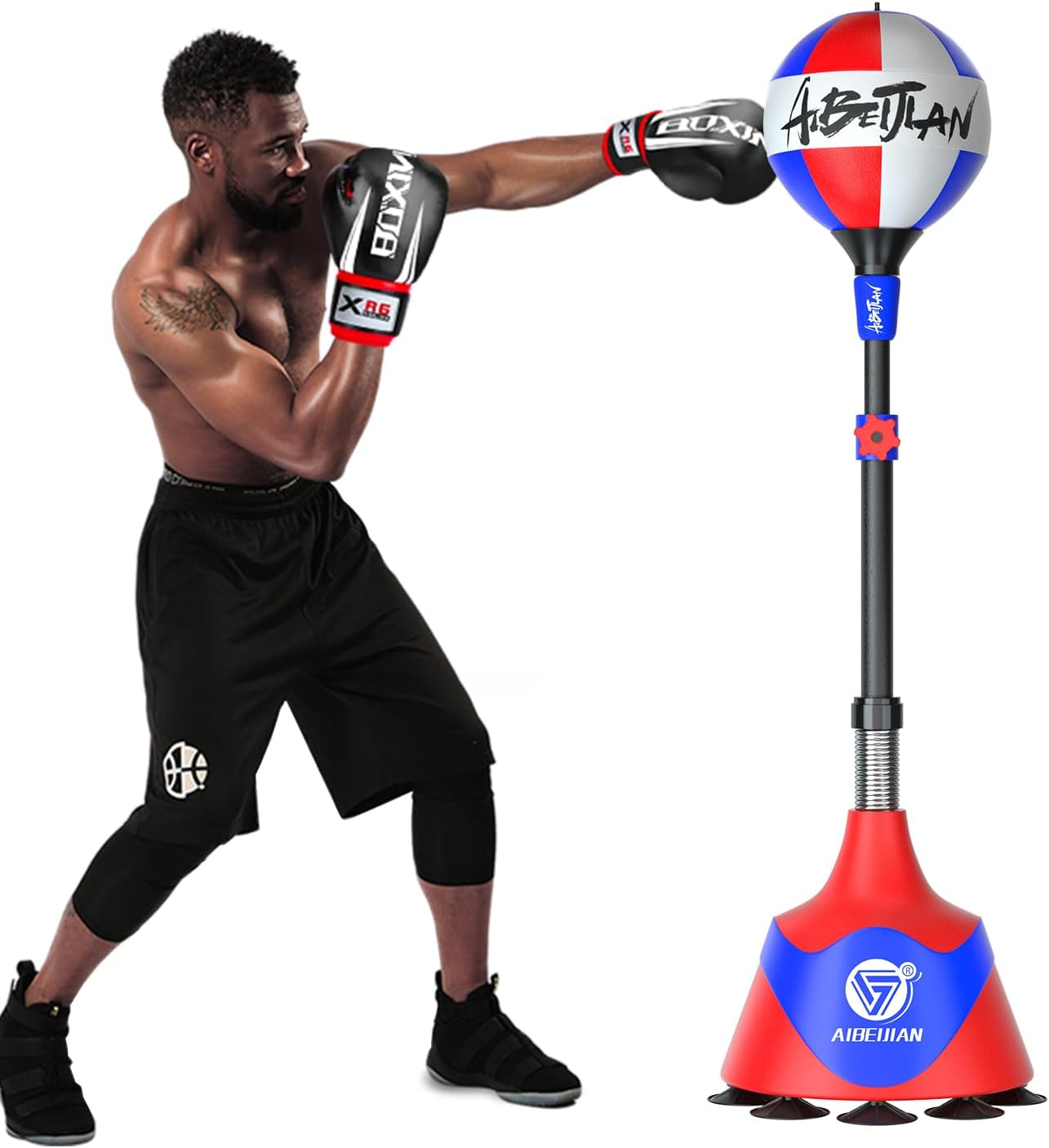 Adjustable Freestanding Reflex Boxing Bag by AIBEIJIAN