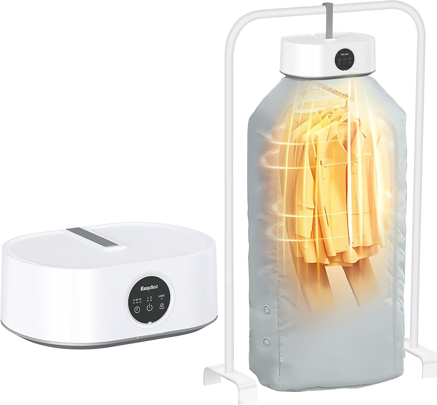 EasyAcc Electric Clothes Dryer - Fast Drying, Timer, Portable