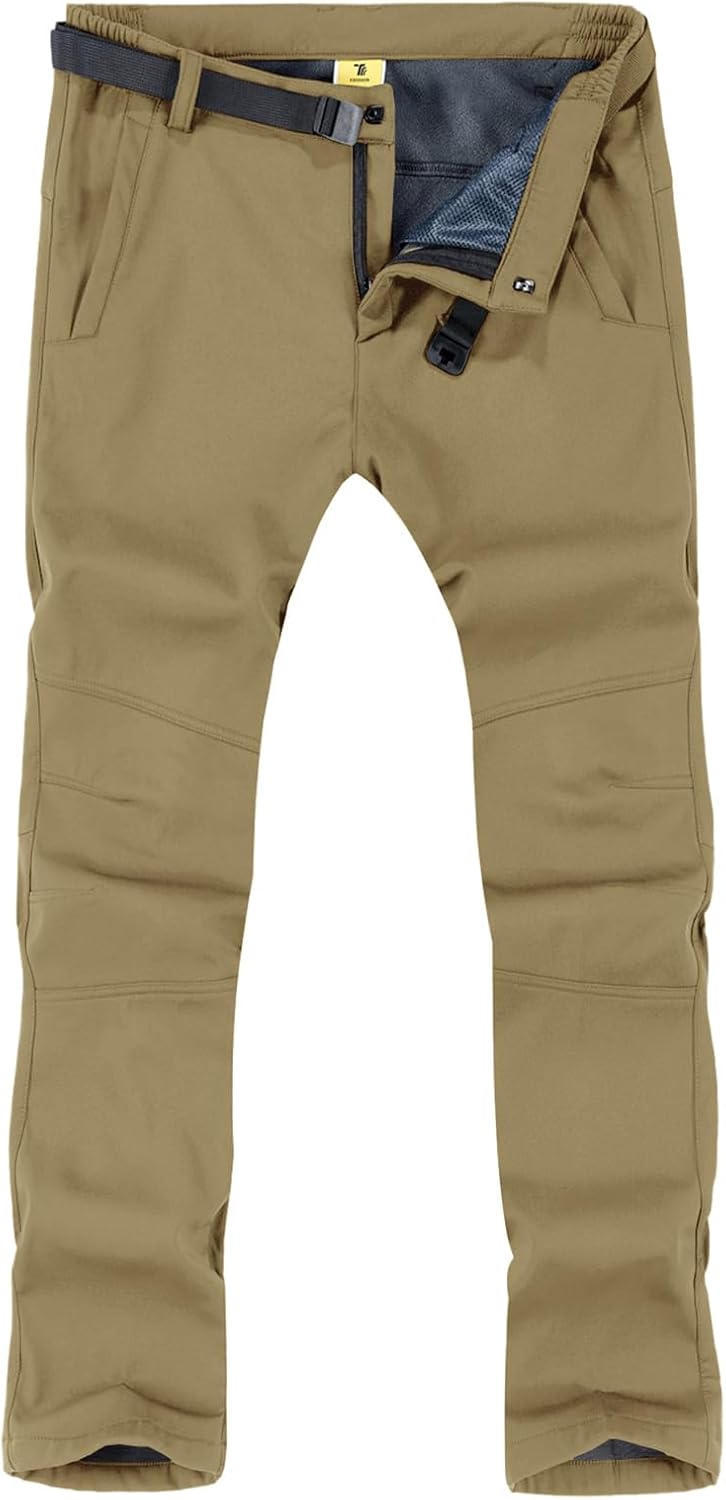 TBMPOY Men's Snow Ski Hiking Pants for Winter Activities