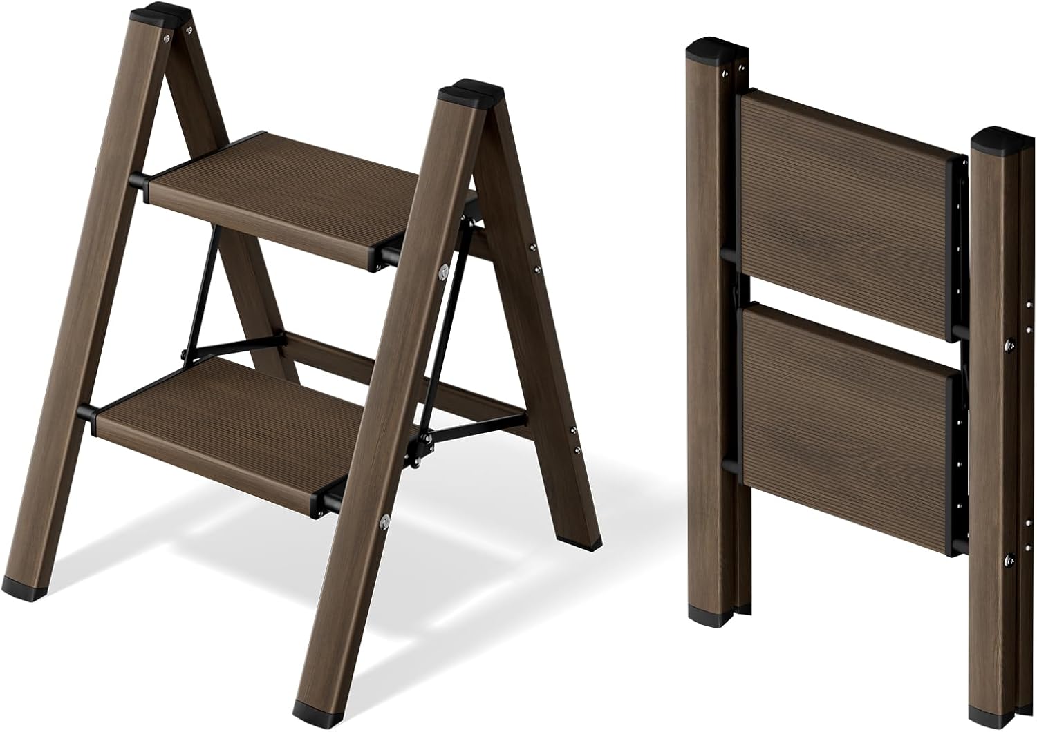 2 Step Ladder with Wide Anti-Slip Pedal for Home and Office