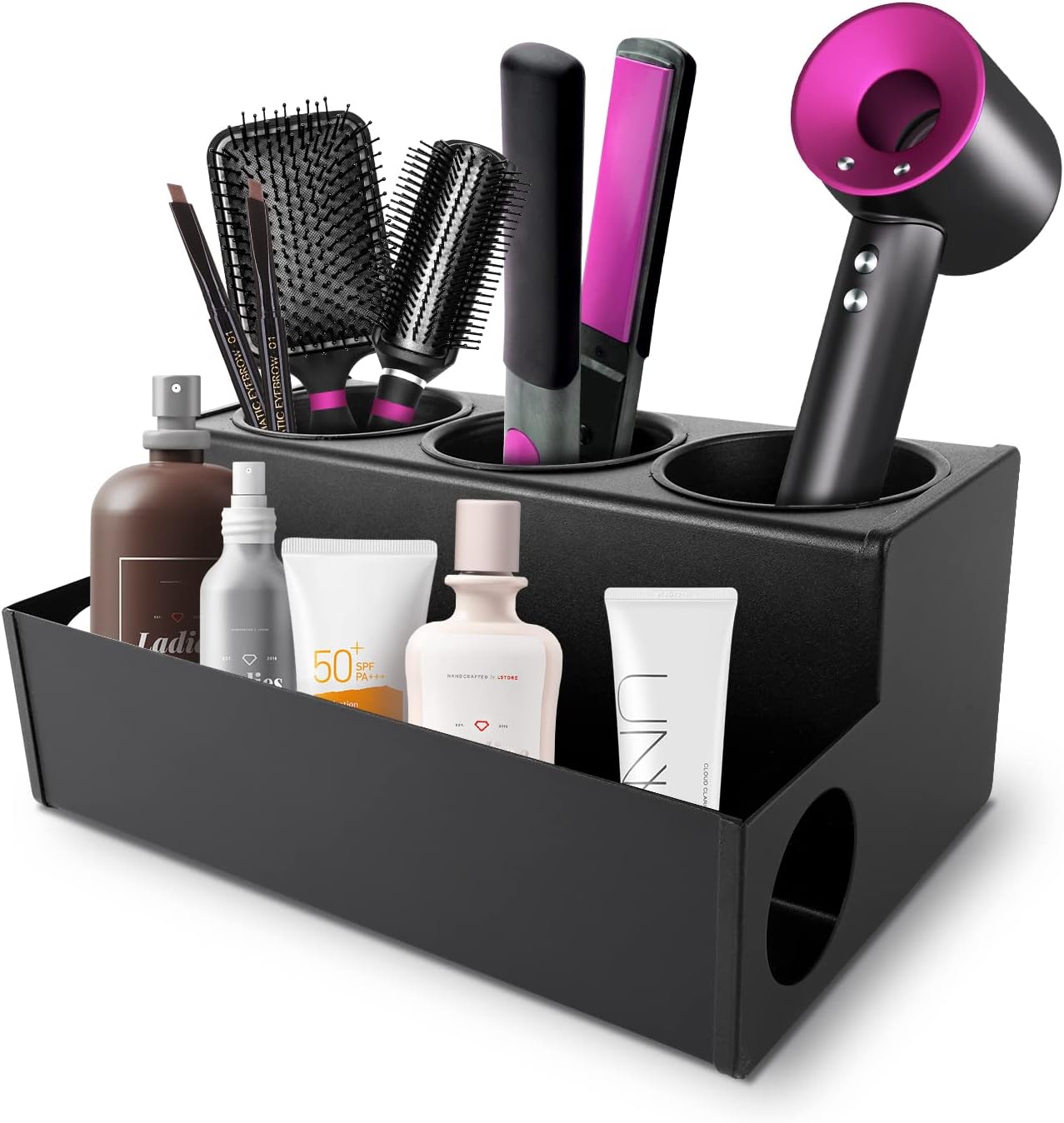 Stainless Hair Tool Organizer - Declutter Your Countertop!