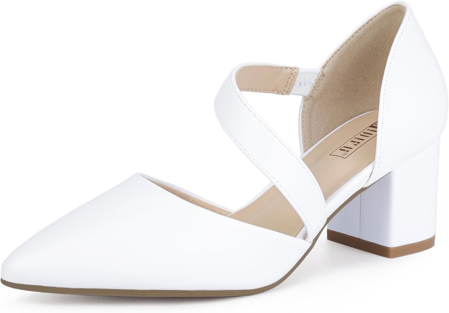 Stylish Women's Pumps Closed Toe Strappy Heels for Any Occasion
