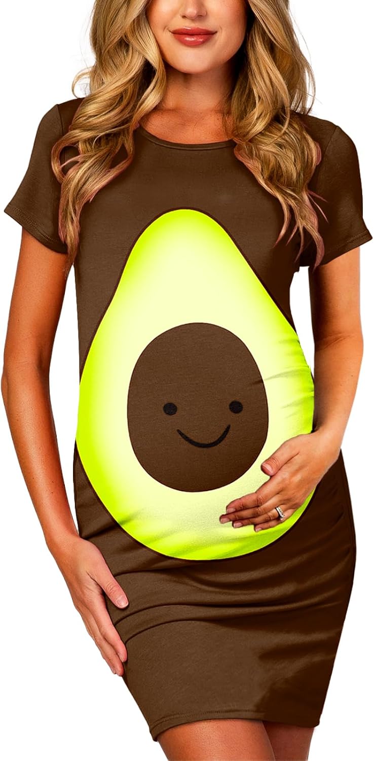 Deerose Womens Halloween Maternity Costume Mini Dress Outfit