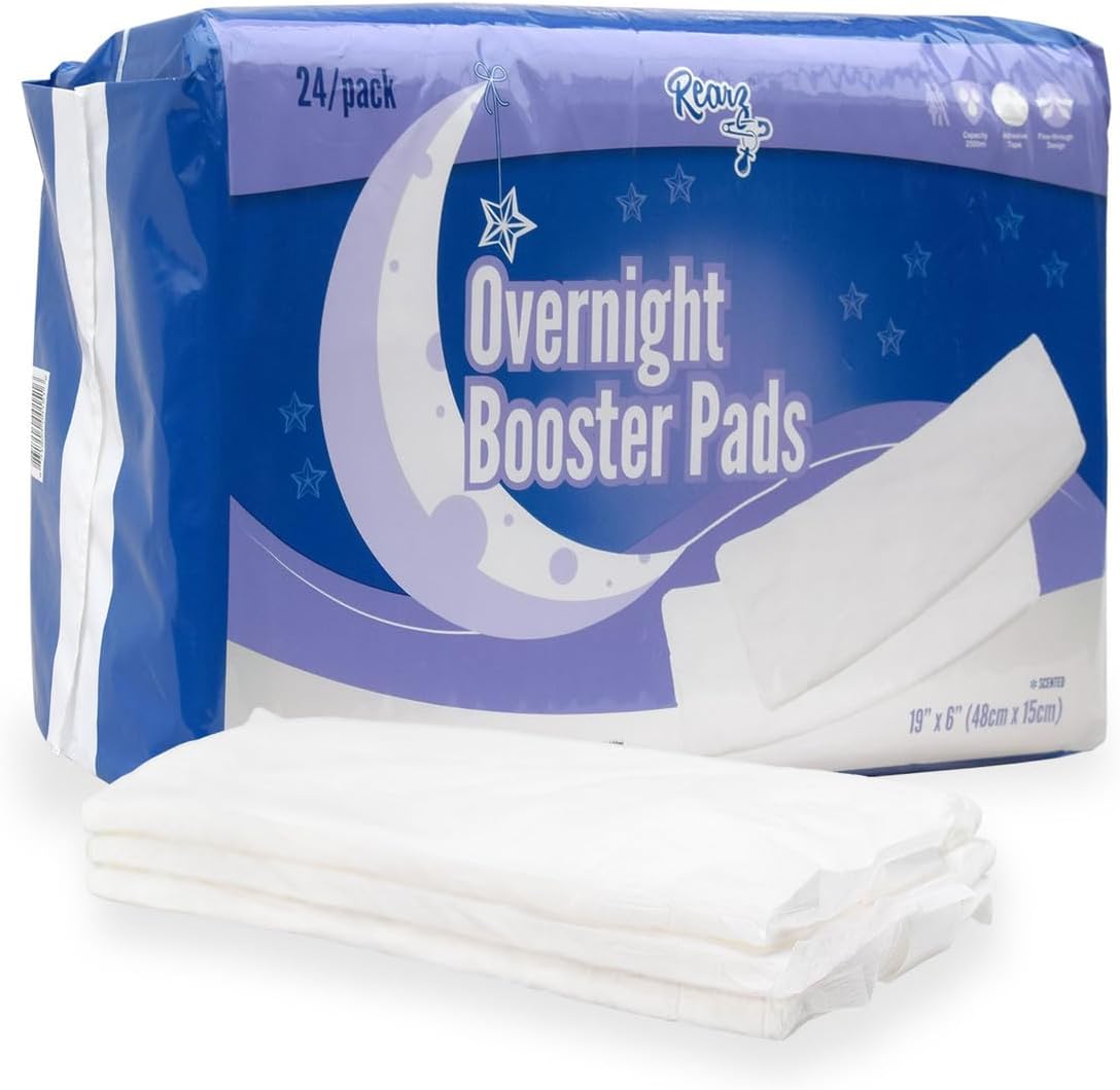 Rearz X-Large Overnight Booster Pads - 2500 ml Mega Capacity