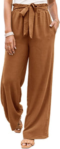 Wide Leg Pants High Waisted Women - Flowy Summer Work Pants