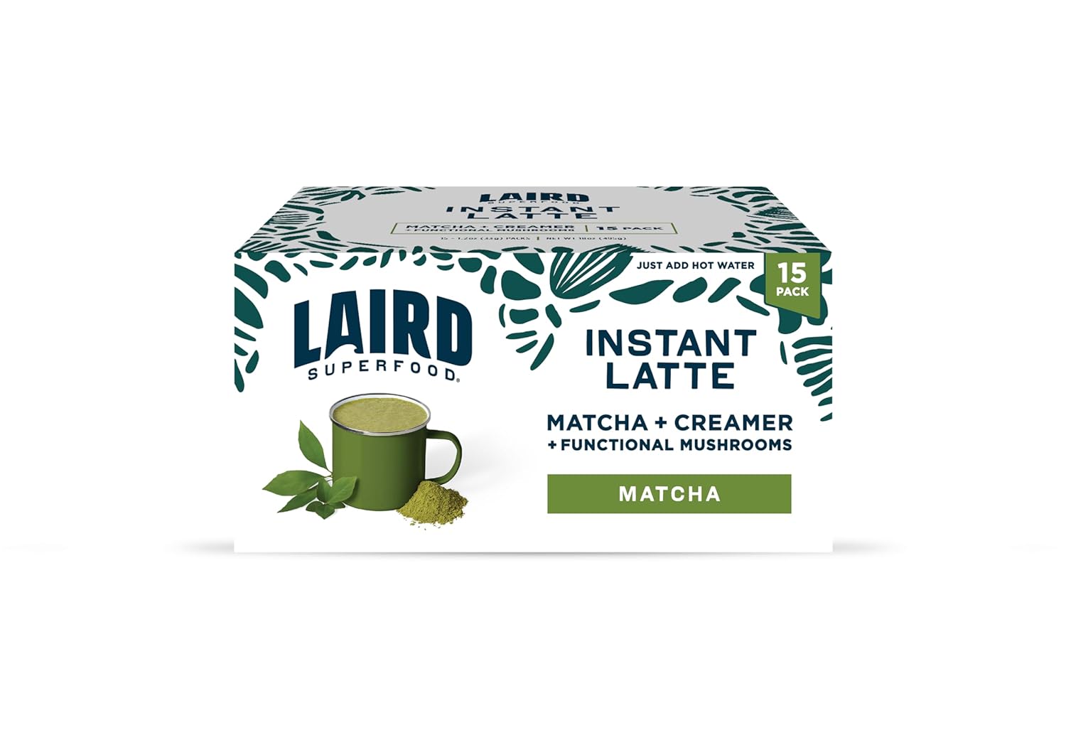 Laird Superfood Instant Latte Matcha - Vegan & Gluten Free