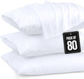 Utopia Bedding Queen Pillow Cases 80 Pack - Durable Microfiber Set