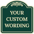 Custom Decorative Sign 18x18 in - Personalized Metal Sign
