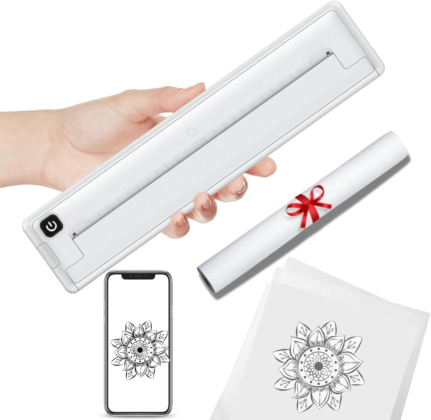 Portable Inkless Bluetooth Printer - Print Anywhere!
