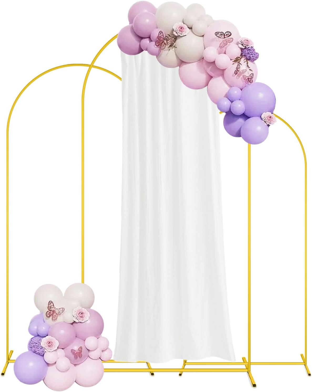 Wedding Arch Stand Gold Metal Frame for Balloon Decorations
