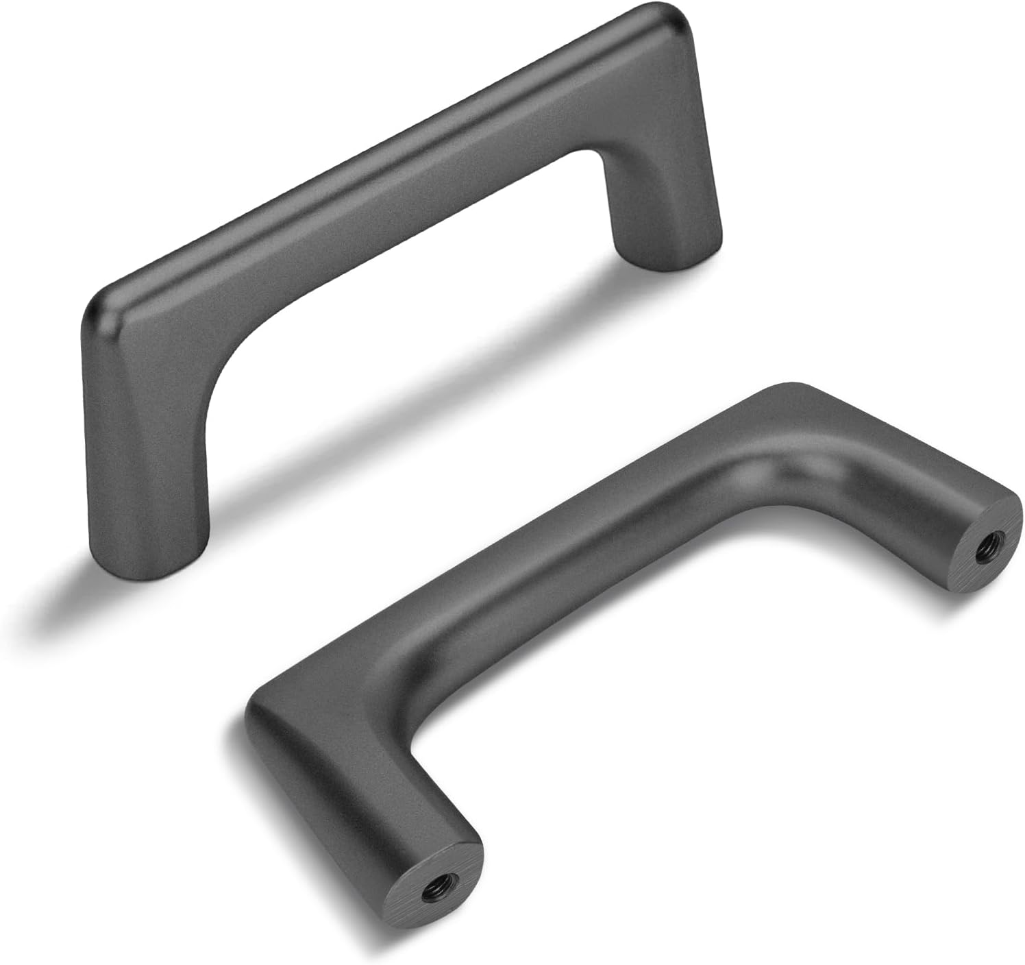 Modern Matte Dark Gunmetal Gray Cabinet Pulls for Timeless Style