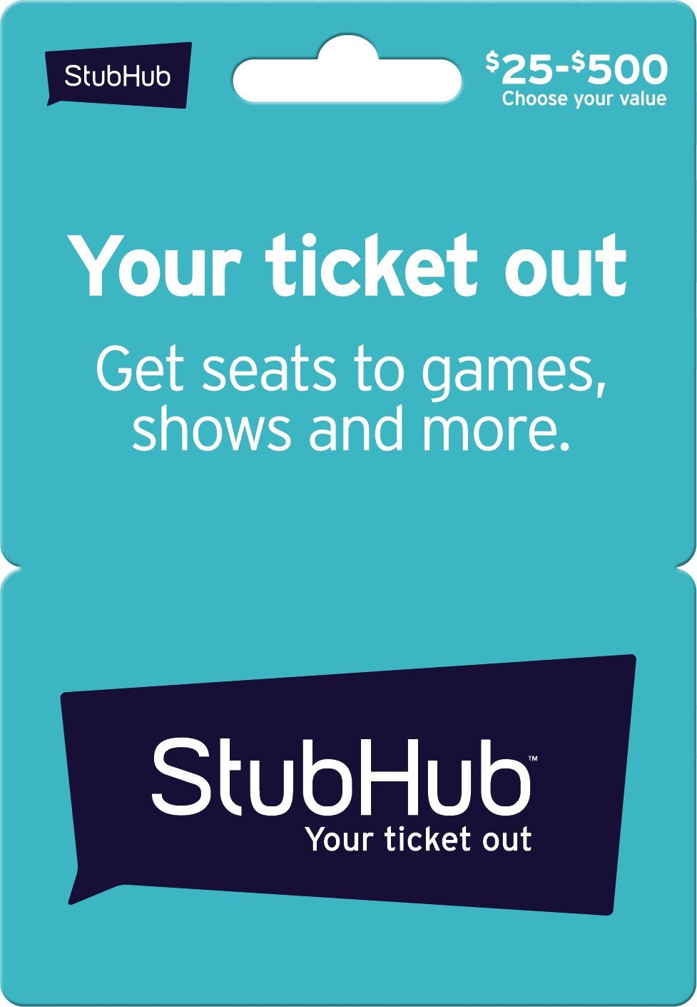StubHub Gift Card for Seamless Online Event Ticket Purchases