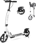 Nattork Scooter for Kids 8-12, Teens and Adults - Adjustable Folding