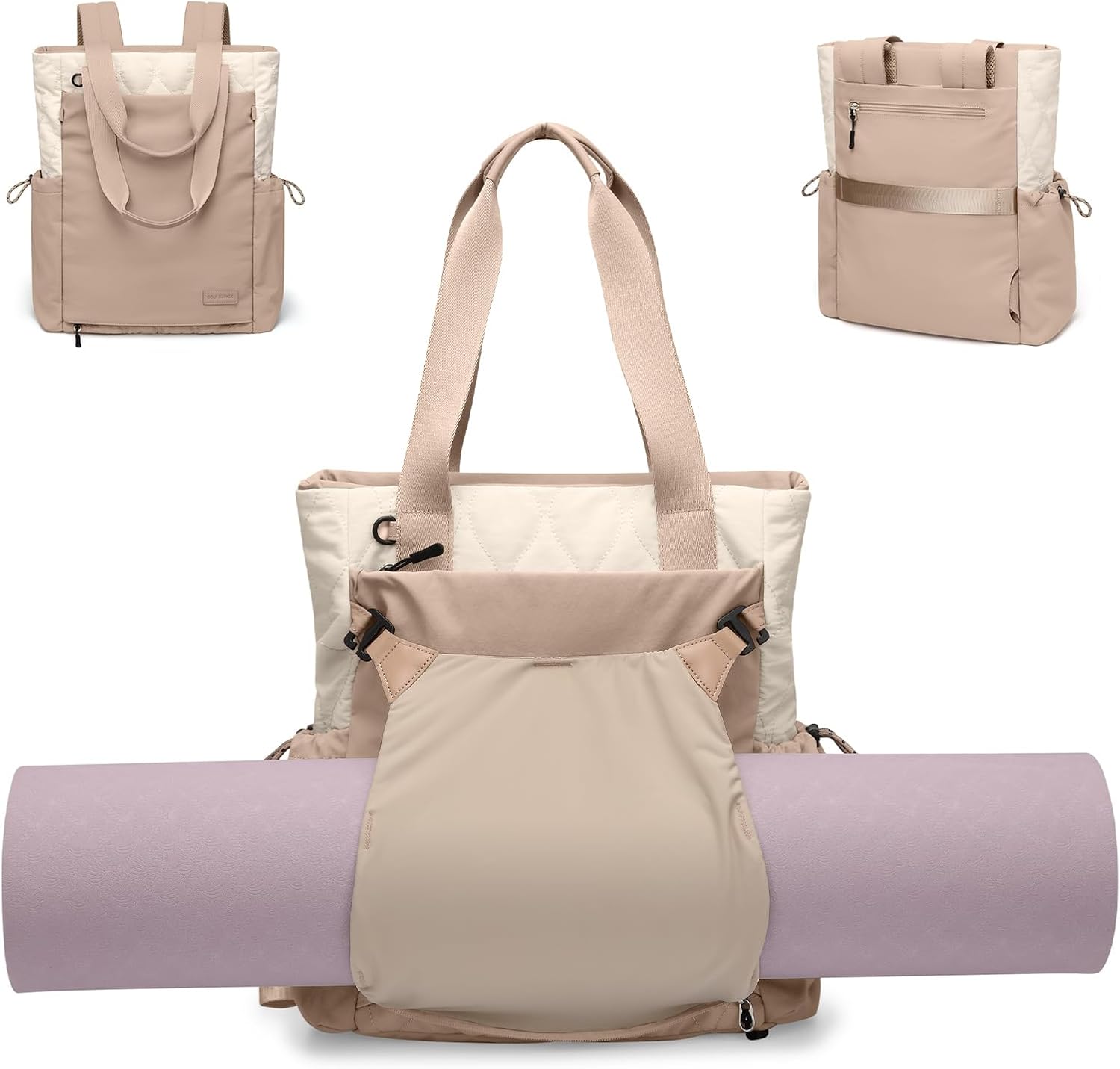 GOLF SUPAGS Convertible Laptop Backpack for Yoga and Travel
