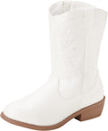 bebe Girls Cowboy Boots - Classic Western Mid Calf Cowgirl Boots