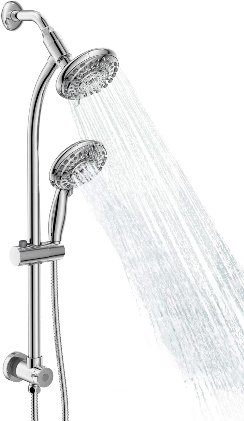 Handheld Showerhead & Rain Shower Combo with Easy Installation