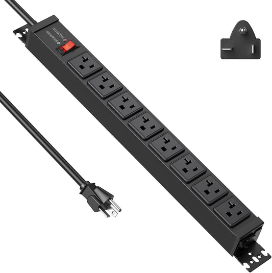 Commercial Grade 20A Metal Power Strip