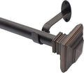 Stylish Antique Bronze Curtain Rod 28-48 - 1 Diameter