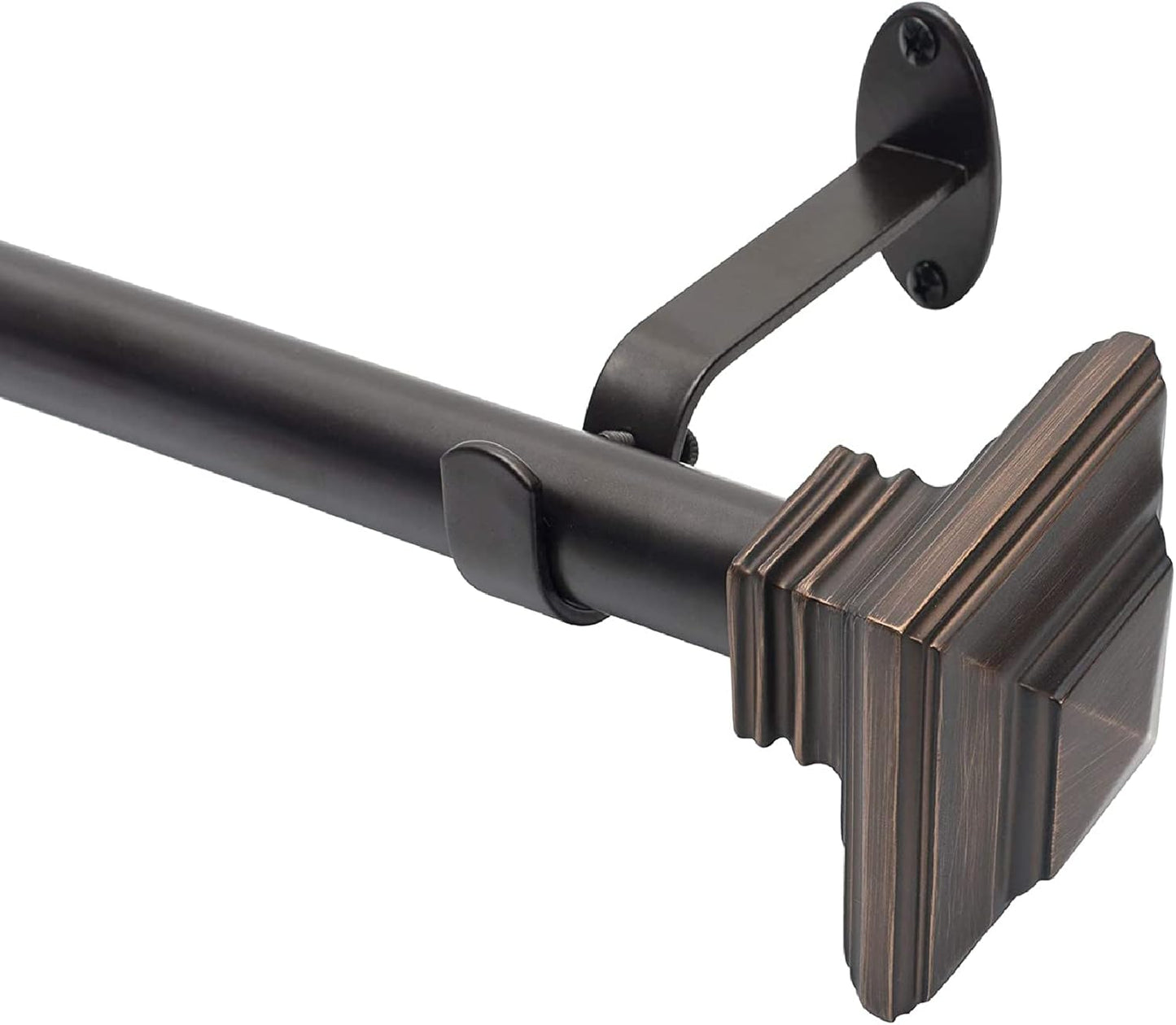Stylish Antique Bronze Curtain Rod 28-48 - 1 Diameter