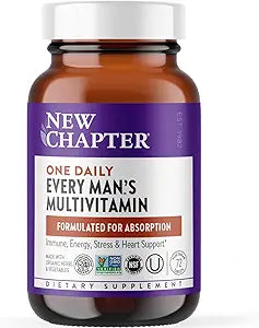 Men's Multivitamin for Immune, Stress, Heart + Energy Support