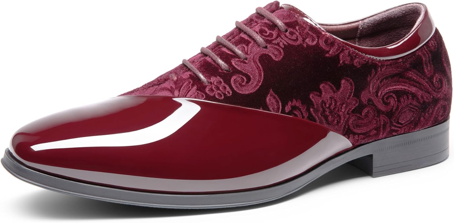 Bruno Marc Men's Dress Tuxedo Shoes for Elegant Occasions