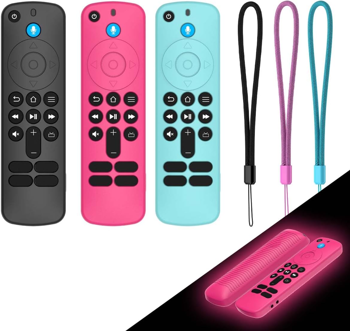 3-Pack Silicone Remote Covers for Fire TV Stick - Anti-Slip & Shockproof Protection!