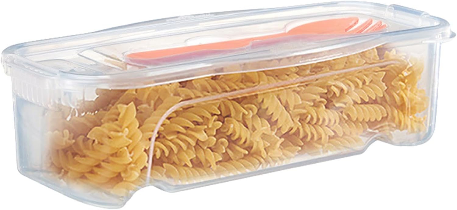 Effortless Microwave Pasta Cooker - Clear Ramen Bowl with Lid