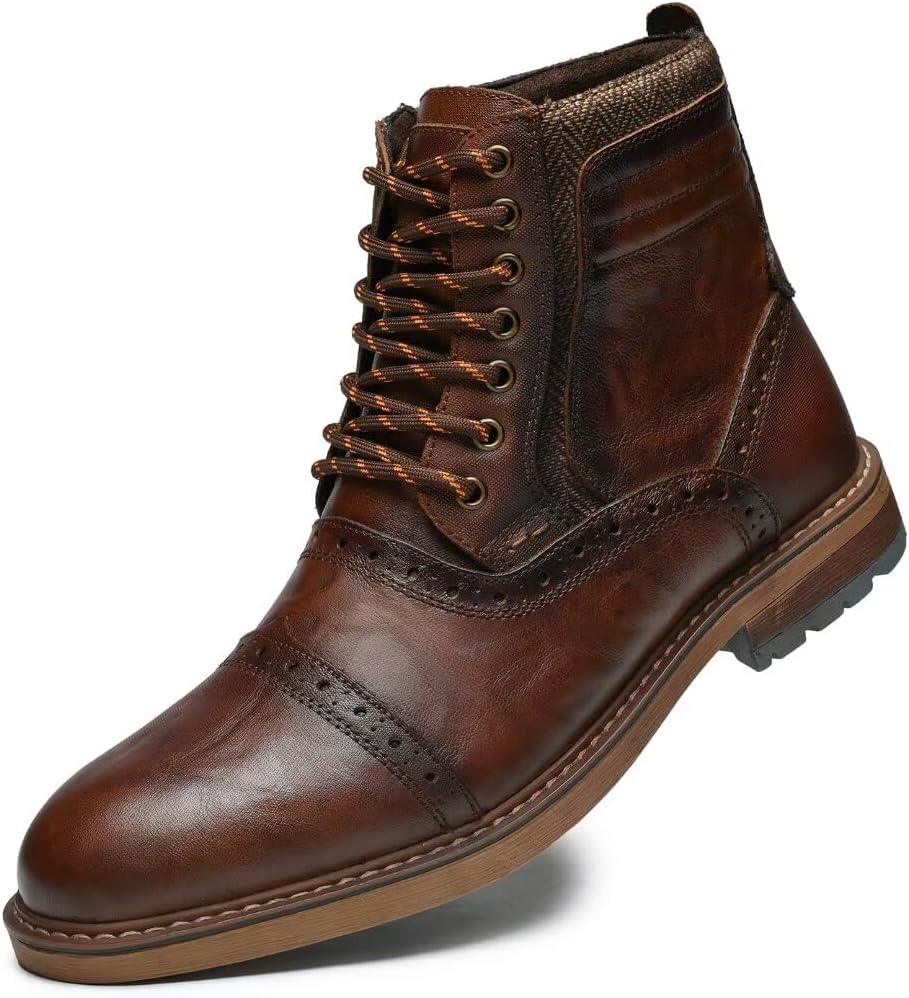 Stylish and Comfortable Leather Chukka Ankle Boots for Men