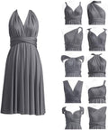 Convertible Dress Short Infinity Dress Multiway Wrap - Versatile