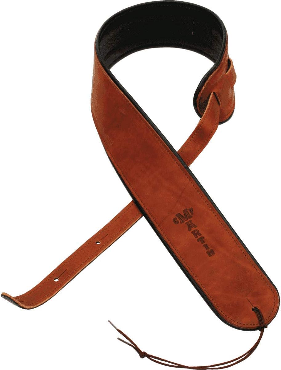 Comfortable MARTIN Brown Leather Guitar Strap