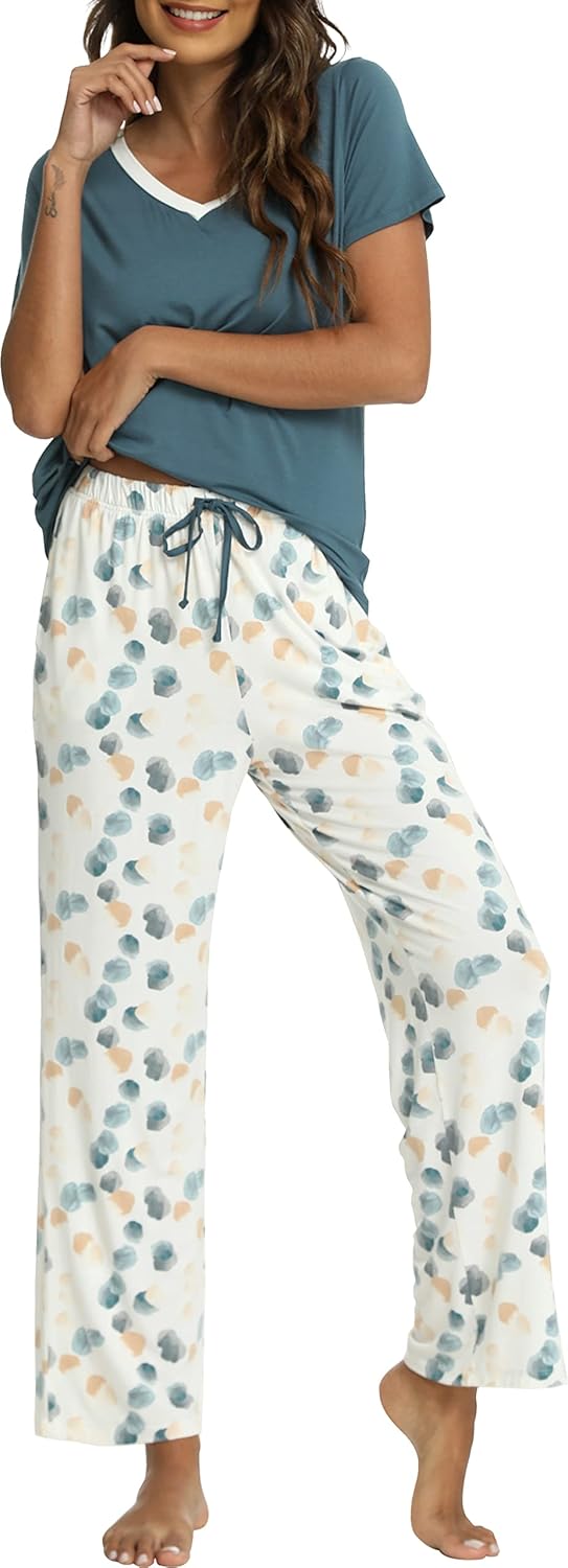 Super Soft Bamboo Viscose Pajamas Set for Women - Stylish Comfort