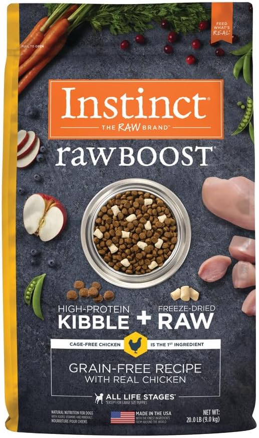 Instinct Raw Boost High Protein Grain Free Dog Food Review